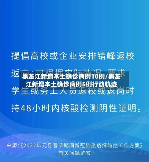 黑龙江新增本土确诊病例10例/黑龙江新增本土确诊病例5例行动轨迹-第3张图片
