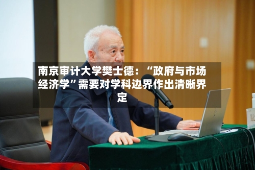 南京审计大学樊士德：“政府与市场经济学”需要对学科边界作出清晰界定-第3张图片