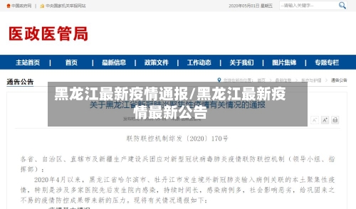 黑龙江最新疫情通报/黑龙江最新疫情最新公告