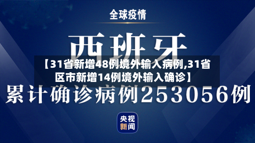 【31省新增48例境外输入病例,31省区市新增14例境外输入确诊】