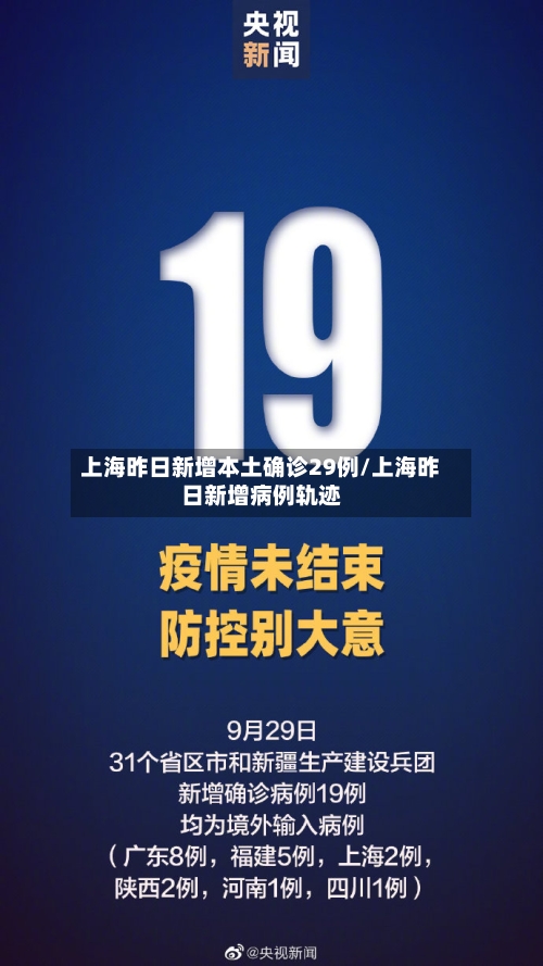 上海昨日新增本土确诊29例/上海昨日新增病例轨迹