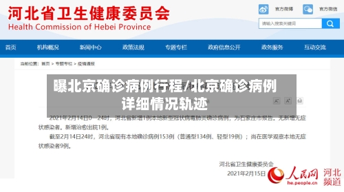 曝北京确诊病例行程/北京确诊病例详细情况轨迹