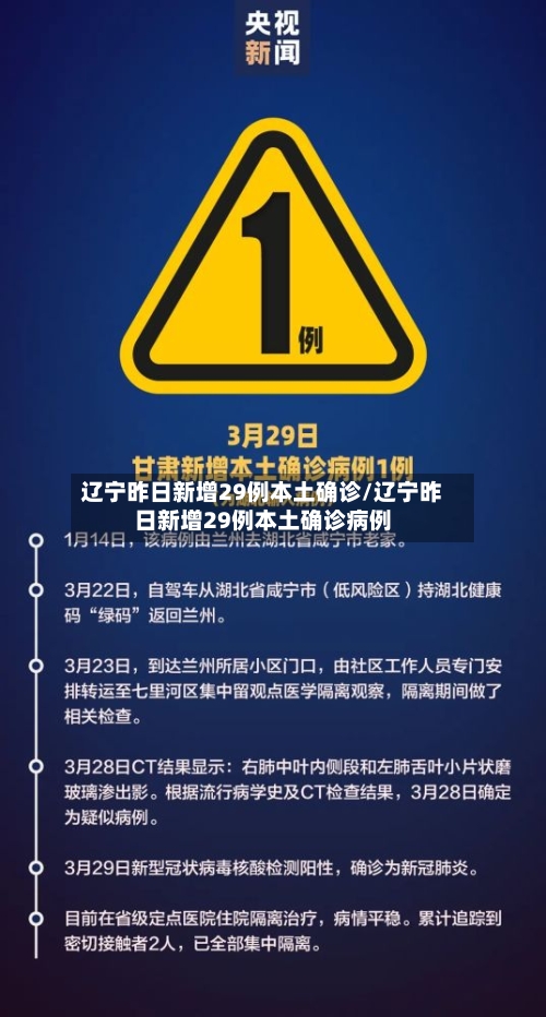 辽宁昨日新增29例本土确诊/辽宁昨日新增29例本土确诊病例