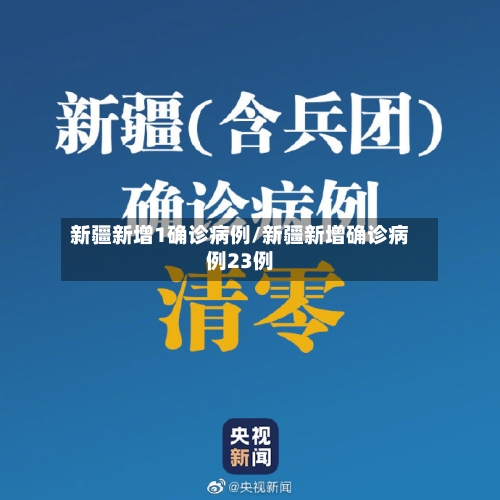 新疆新增1确诊病例/新疆新增确诊病例23例-第2张图片