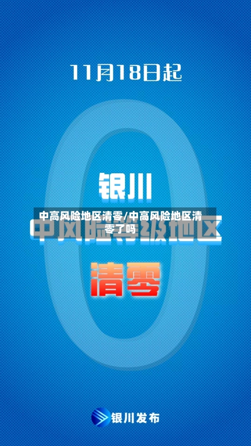 中高风险地区清零/中高风险地区清零了吗