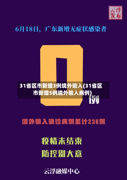 31省区市新增3例境外输入(31省区市新增5例境外输入病例)-第3张图片
