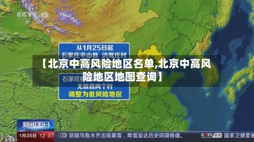 【北京中高风险地区名单,北京中高风险地区地图查询】