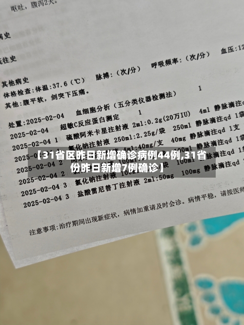 【31省区昨日新增确诊病例44例,31省份昨日新增7例确诊】