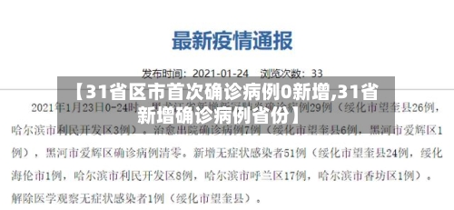 【31省区市首次确诊病例0新增,31省新增确诊病例省份】-第3张图片