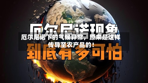 厄尔尼诺下的气候异常	，原来是这样传导至农产品的！-第2张图片