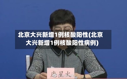 北京大兴新增1例核酸阳性(北京大兴新增1例核酸阳性病例)-第2张图片