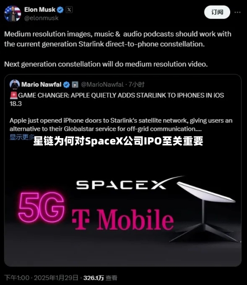 星链为何对SpaceX公司IPO至关重要-第2张图片